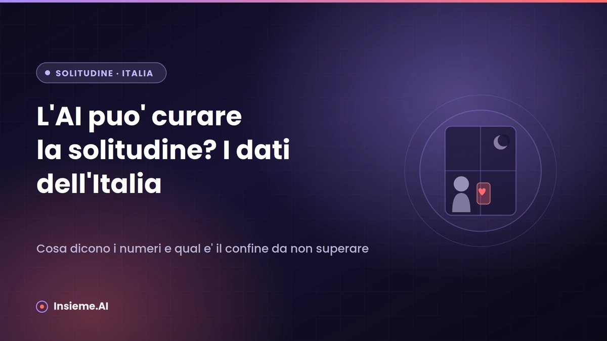 Una persona sola a casa la sera scrive un messaggio a un'AI dal telefono