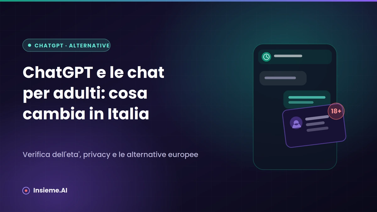 Uno smartphone con una chat AI e un documento d'identità accanto