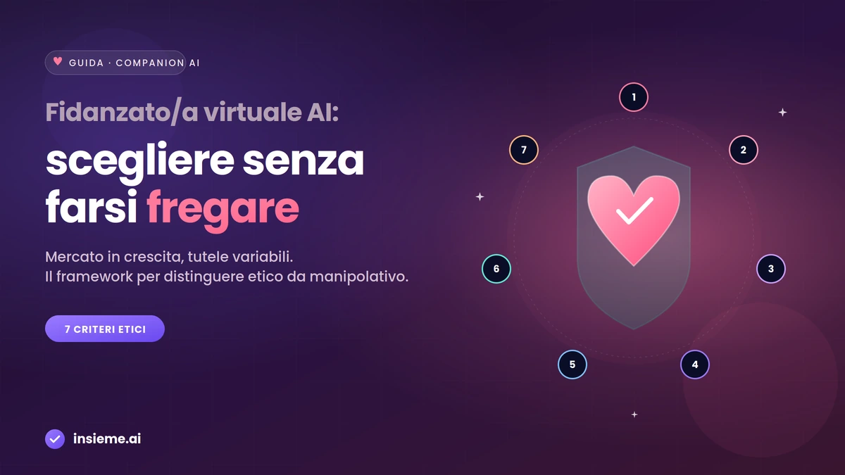 Guida etica alla scelta di un fidanzato o fidanzata virtuale AI