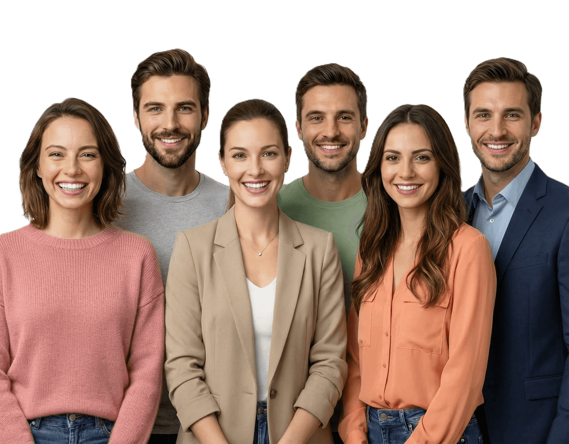 I 6 companion AI di Insieme.AI: Clara, Alex, Sara, Cristian, Aria e Leo