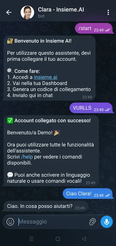 Chat Telegram